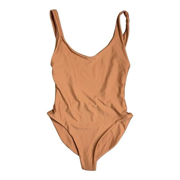 Madewell x Jade Swim WMNS M Nude Contour One-Piece Swimsuit NG179 Cheeky - Picture 2 of 11